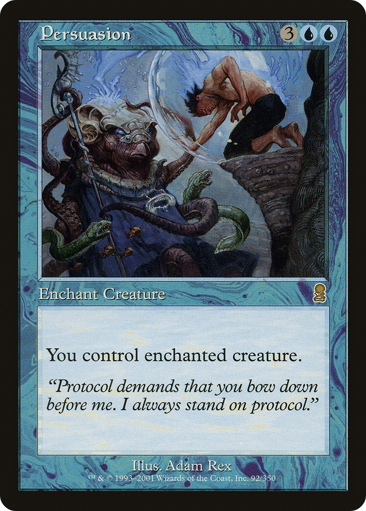Persuasion (ODY-092) - Odyssey Foil - Premium MTG Single from Wizards of the Coast - Just $7.12! Shop now at Game Crave Tournament Store
