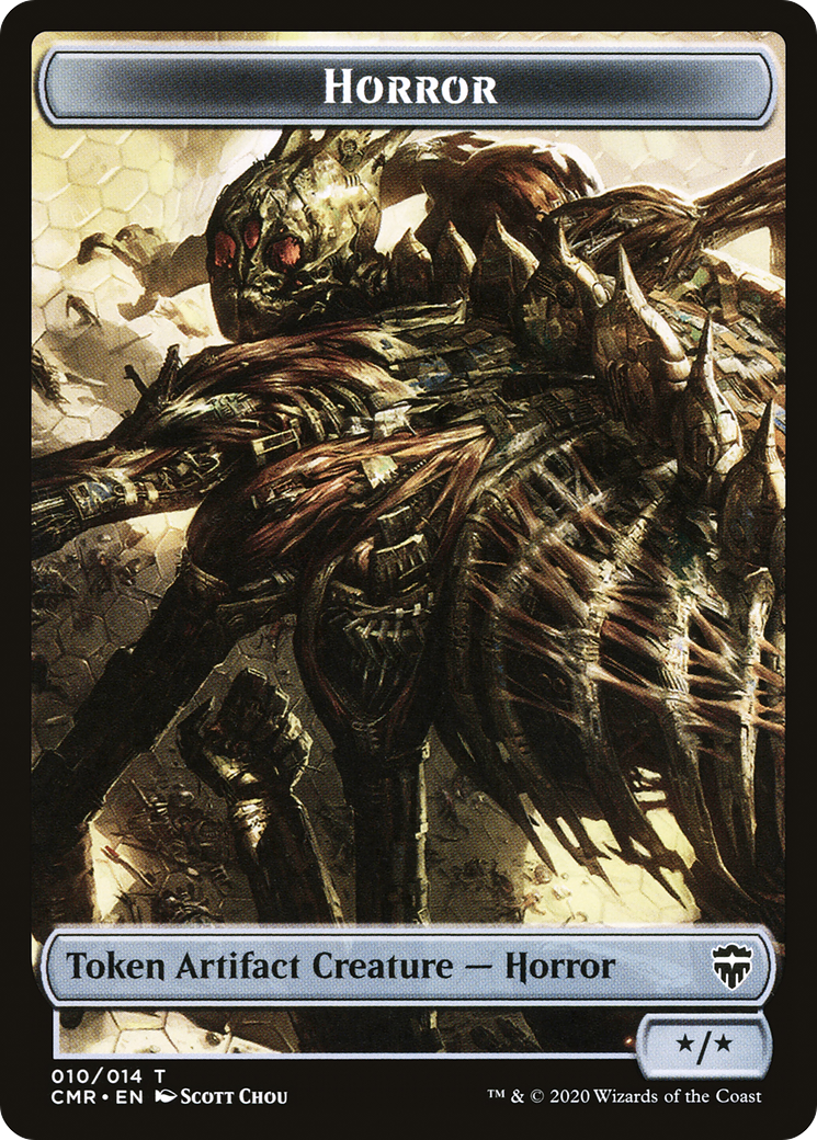 Horror (TCMR-010) - Commander Legends Tokens - Premium MTG Single from Wizards of the Coast - Just $0.08! Shop now at Game Crave Tournament Store