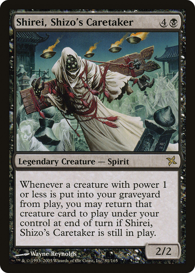 Shirei, Shizo's Caretaker (BOK-081) - Betrayers of Kamigawa - Premium MTG Single from Wizards of the Coast - Just $0.22! Shop now at Game Crave Tournament Store