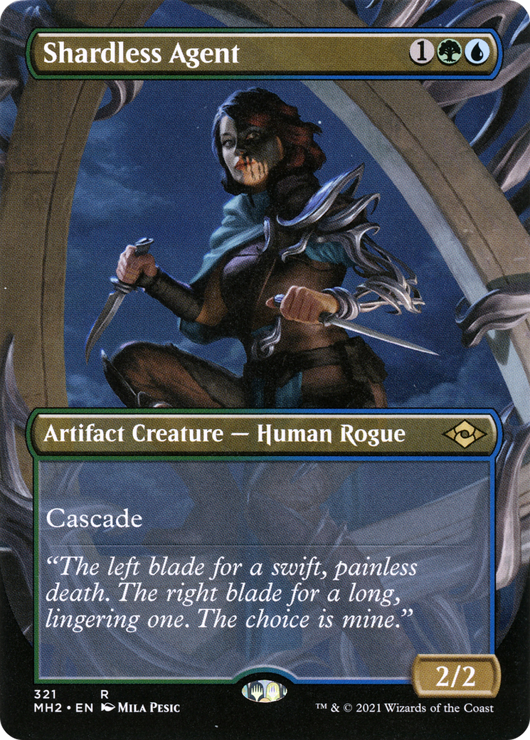 Shardless Agent (MH2-321) - Modern Horizons 2 (Borderless) Foil - Premium MTG Single from Wizards of the Coast - Just $0.18! Shop now at Game Crave Tournament Store
