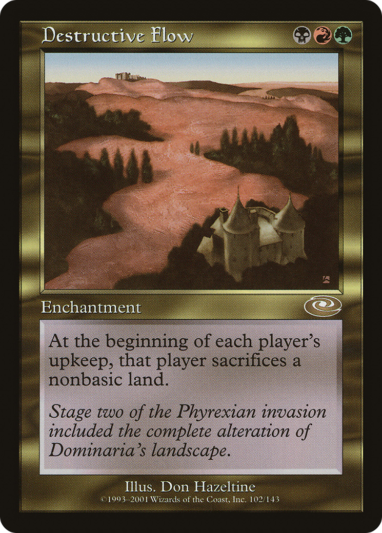 Destructive Flow (PLS-102) - Planeshift Foil - Premium MTG Single from Wizards of the Coast - Just $5.37! Shop now at Game Crave Tournament Store