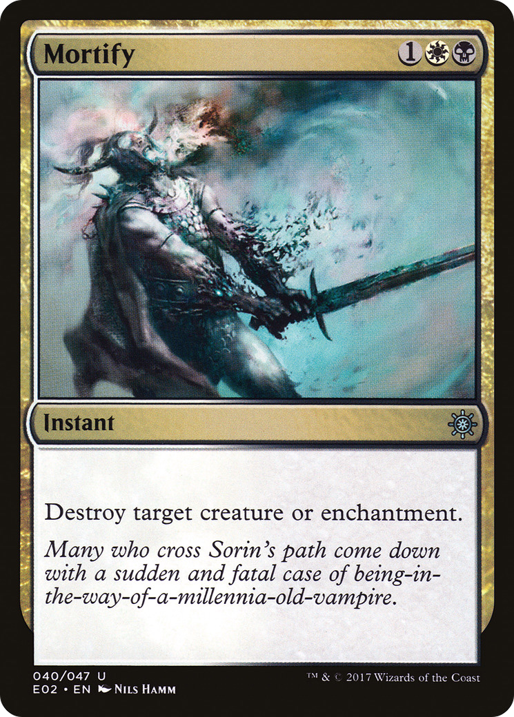Mortify (E02-040) - Explorers of Ixalan - Premium MTG Single from Wizards of the Coast - Just $0.08! Shop now at Game Crave Tournament Store