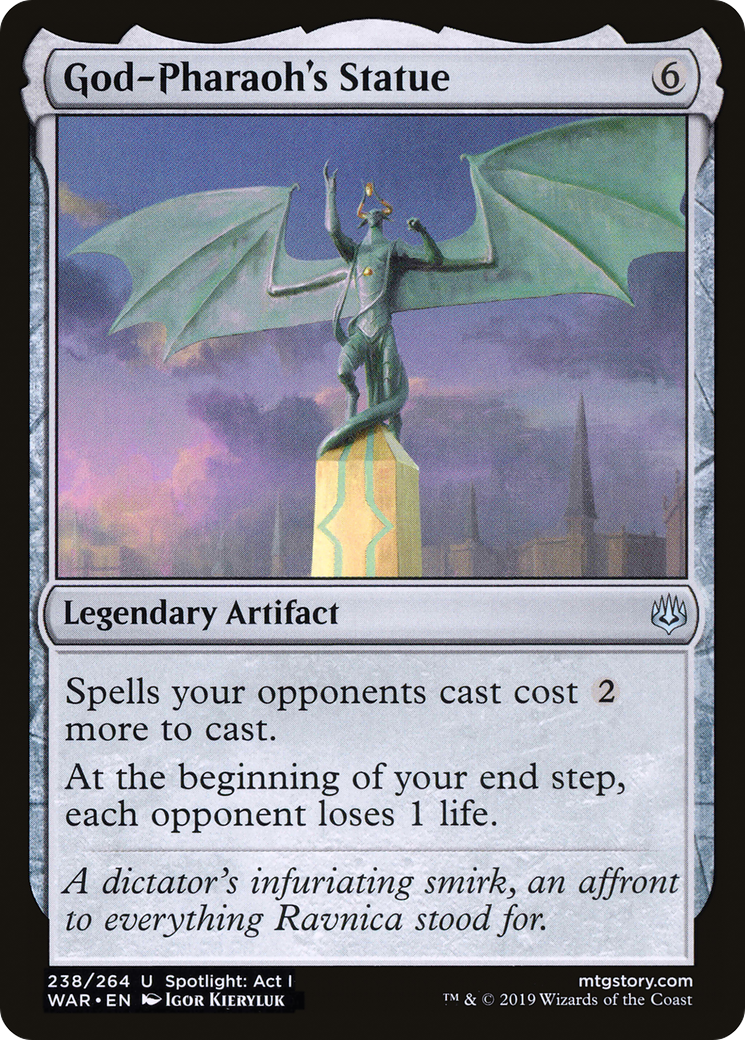 God-Pharaoh's Statue (WAR-238) - War of the Spark - Premium MTG Single from Wizards of the Coast - Just $0.08! Shop now at Game Crave Tournament Store