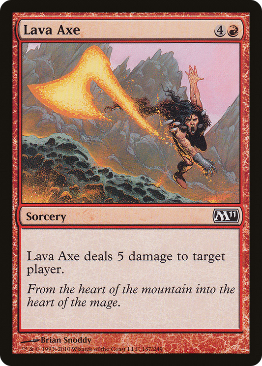 Lava Axe (M11-147) - Magic 2011 - Premium MTG Single from Wizards of the Coast - Just $0.25! Shop now at Game Crave Tournament Store
