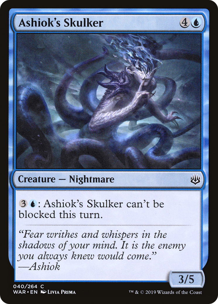 Ashiok's Skulker (WAR-040) - War of the Spark Foil - Premium MTG Single from Wizards of the Coast - Just $0.08! Shop now at Game Crave Tournament Store
