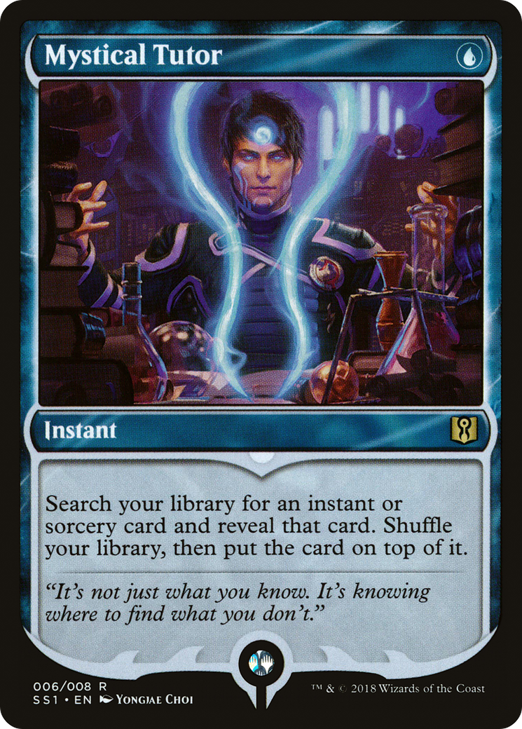 Mystical Tutor (SS1-006) - Signature Spellbook: Jace - Premium MTG Single from Wizards of the Coast - Just $2.72! Shop now at Game Crave Tournament Store