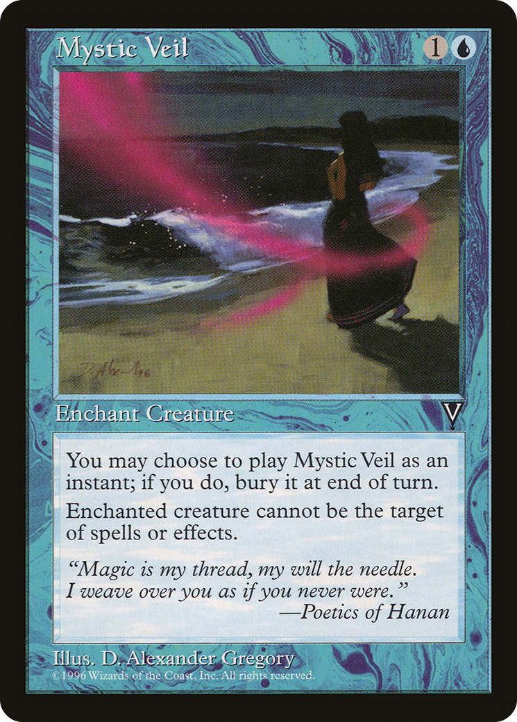 Mystic Veil (VIS-038) - Visions - Premium MTG Single from Wizards of the Coast - Just $0.08! Shop now at Game Crave Tournament Store