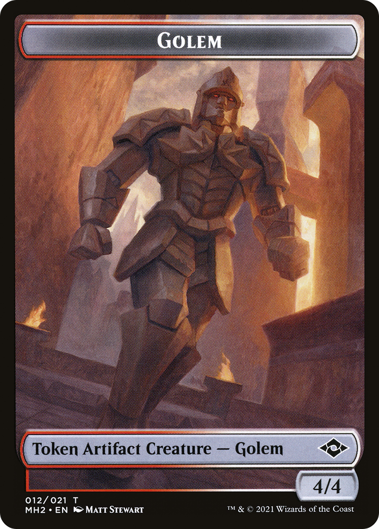 Golem (TMH2-012) - Modern Horizons 2 Tokens - Premium MTG Single from Wizards of the Coast - Just $0! Shop now at Game Crave Tournament Store