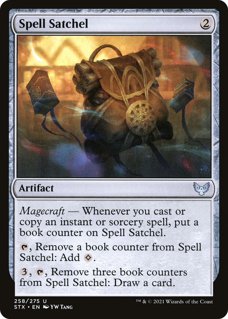 Spell Satchel (STX-258) - Strixhaven: School of Mages - Premium MTG Single from Wizards of the Coast - Just $0.08! Shop now at Game Crave Tournament Store