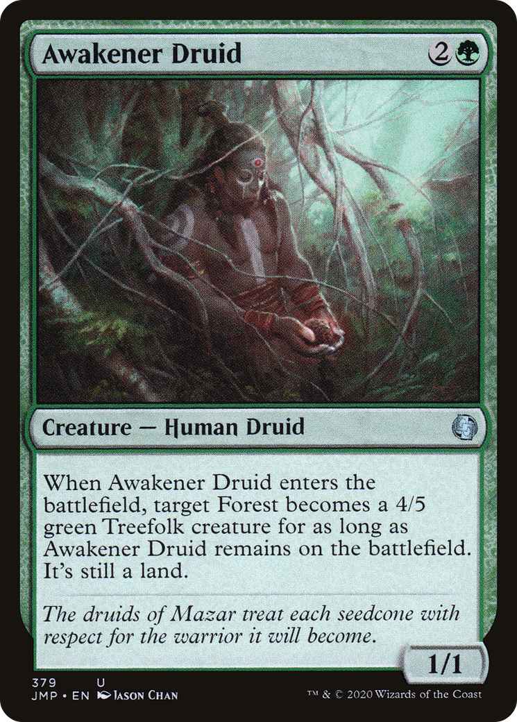 Awakener Druid (JMP-379) - Jumpstart - Premium MTG Single from Wizards of the Coast - Just $0.08! Shop now at Game Crave Tournament Store