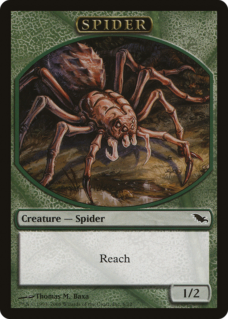 Spider (TSHM-006) - Shadowmoor Tokens - Premium MTG Single from Wizards of the Coast - Just $0.38! Shop now at Game Crave Tournament Store