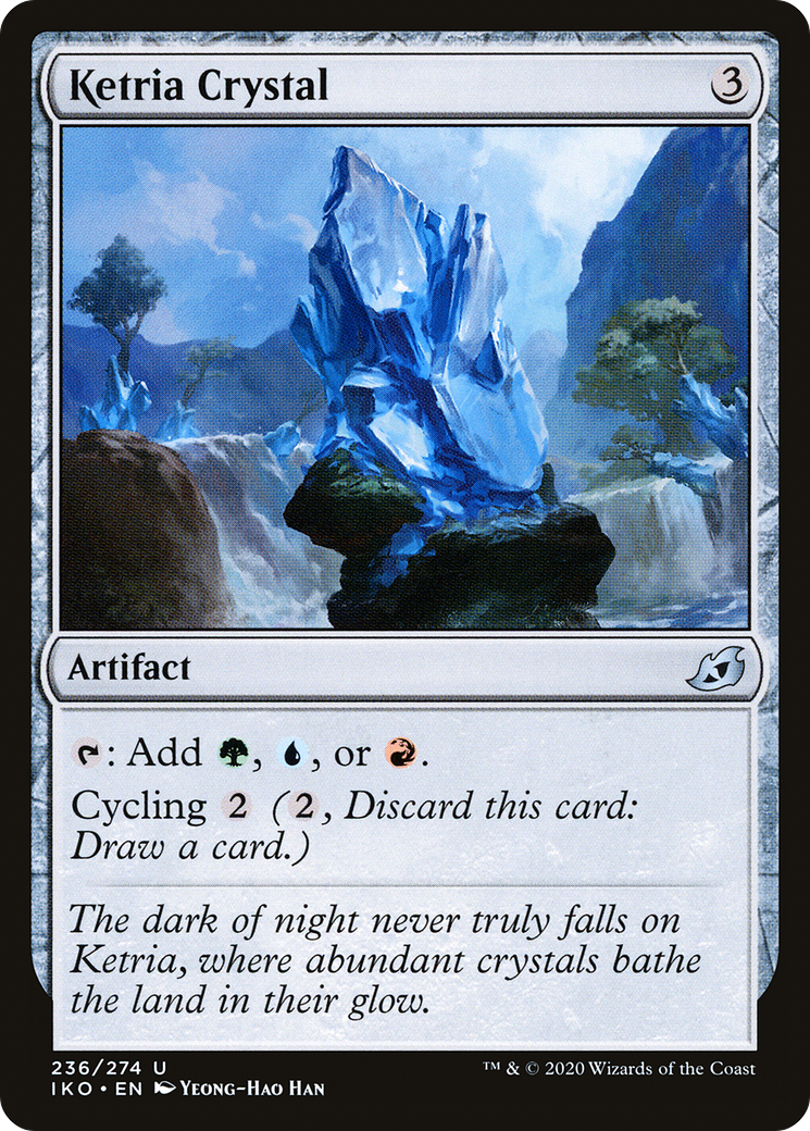 Ketria Crystal (IKO-236) - Ikoria: Lair of Behemoths Foil - Premium MTG Single from Wizards of the Coast - Just $0.08! Shop now at Game Crave Tournament Store