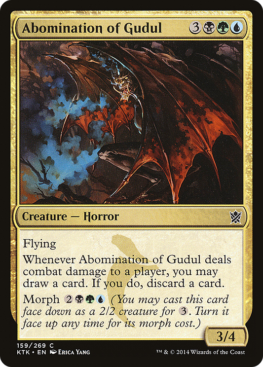 Abomination of Gudul (KTK-159) - Khans of Tarkir - Premium MTG Single from Wizards of the Coast - Just $0.08! Shop now at Game Crave Tournament Store