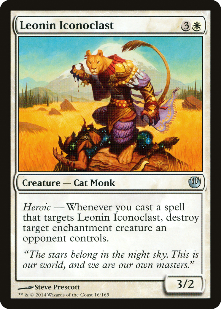 Leonin Iconoclast (JOU-016) - Journey into Nyx - Premium MTG Single from Wizards of the Coast - Just $0.08! Shop now at Game Crave Tournament Store