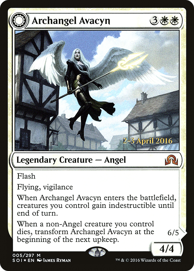 Archangel Avacyn // Avacyn, the Purifier (PSOI-05S) - Shadows over Innistrad Promos: (Double Faced Transform) Foil - Premium MTG Single from Wizards of the Coast - Just $1.94! Shop now at Game Crave Tournament Store