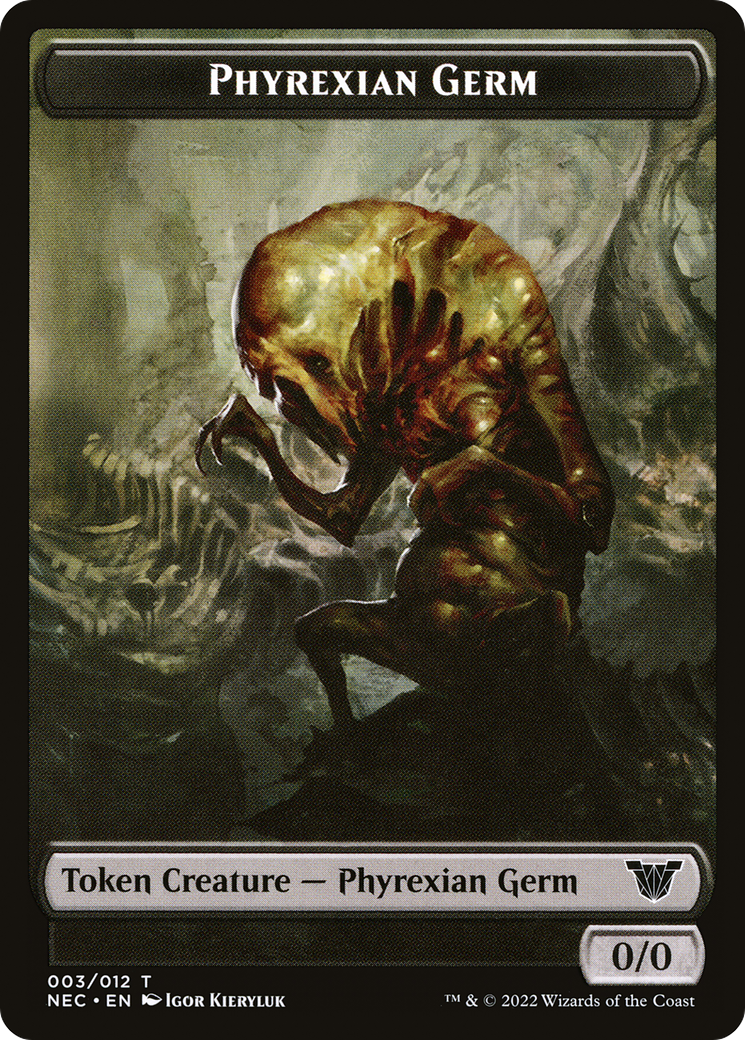 Phyrexian Germ (TNEC-003) - Neon Dynasty Commander Tokens Foil - Premium MTG Single from Wizards of the Coast - Just $0! Shop now at Game Crave Tournament Store