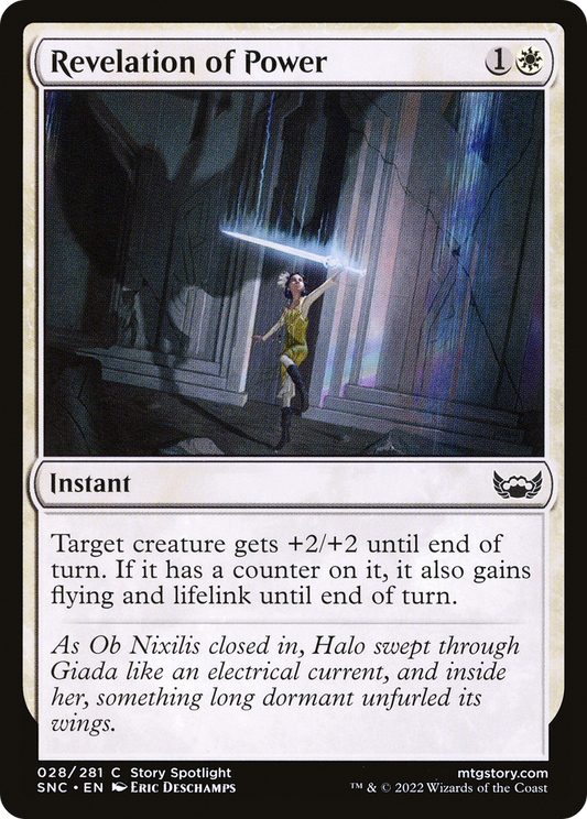 Revelation of Power (SNC-028) - Streets of New Capenna Foil - Premium MTG Single from Wizards of the Coast - Just $0.08! Shop now at Game Crave Tournament Store