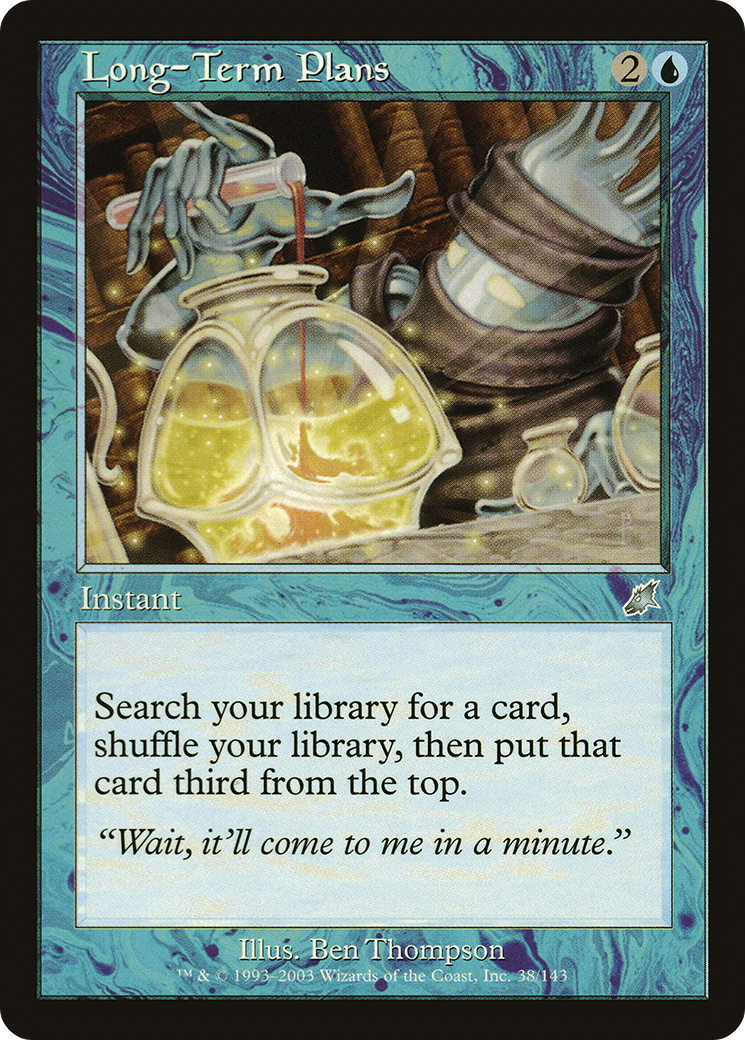 Long-Term Plans (SCG-038) - Scourge Foil - Premium MTG Single from Wizards of the Coast - Just $5.15! Shop now at Game Crave Tournament Store