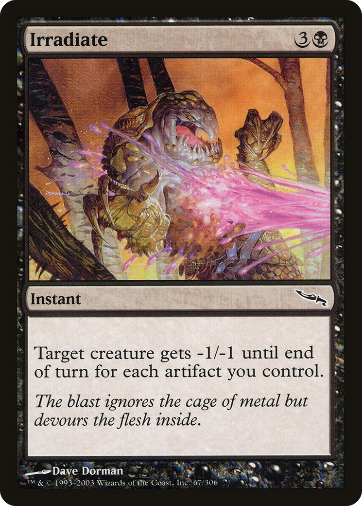 Irradiate (MRD-067) - Mirrodin Foil - Premium MTG Single from Wizards of the Coast - Just $0.08! Shop now at Game Crave Tournament Store