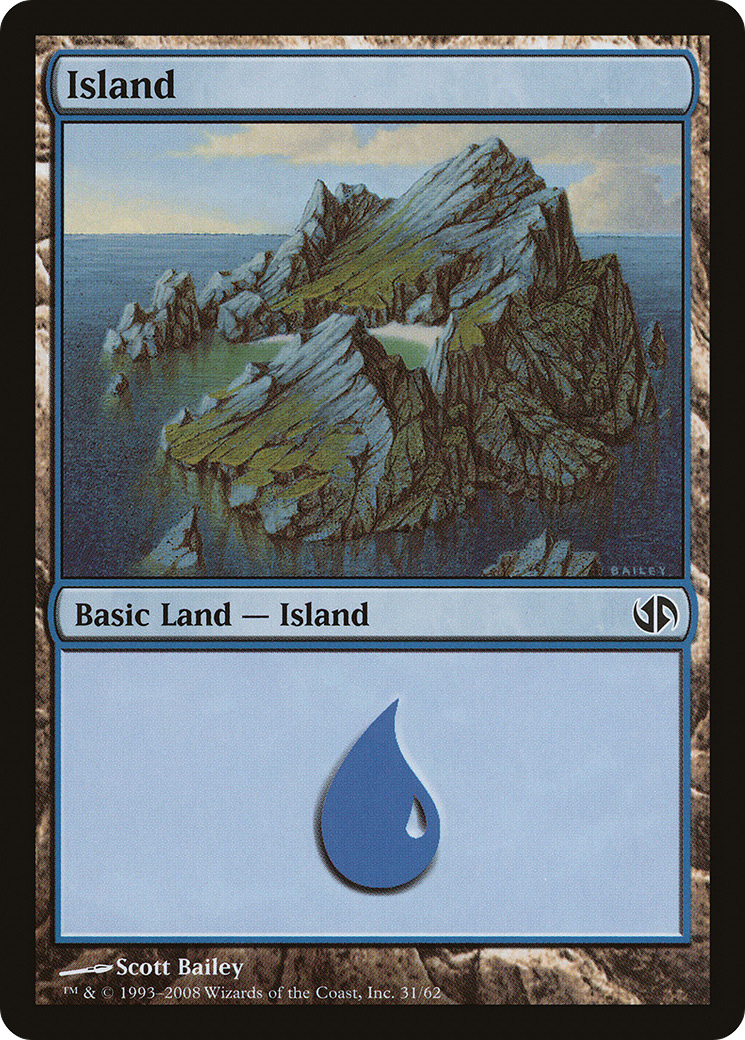 Island (DD2-031) - Duel Decks: Jace vs. Chandra - Premium MTG Single from Wizards of the Coast - Just $0.08! Shop now at Game Crave Tournament Store