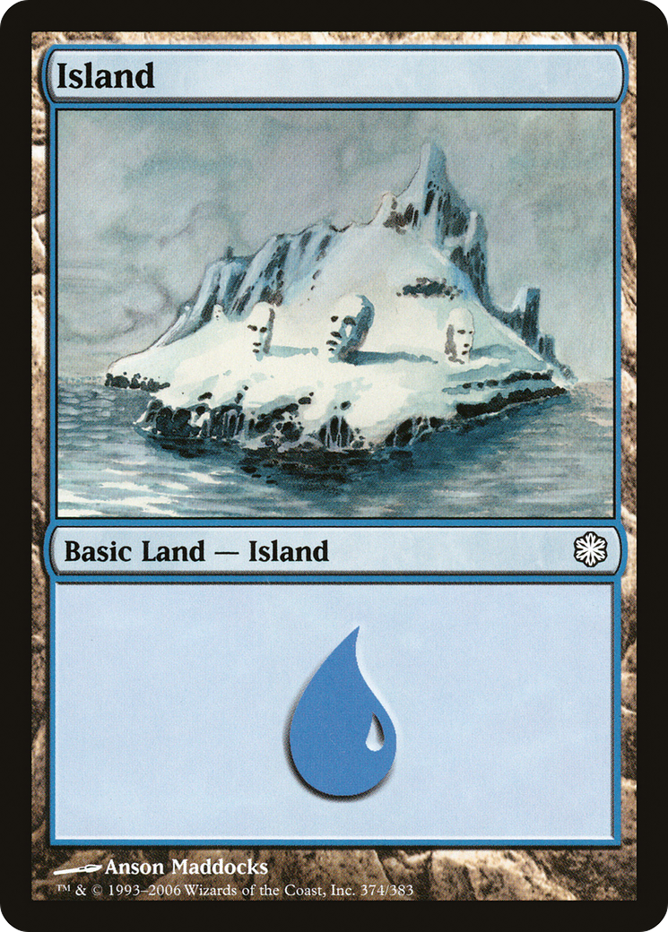 Island (CST-374) - Coldsnap Theme Decks - Premium MTG Single from Wizards of the Coast - Just $0.50! Shop now at Game Crave Tournament Store