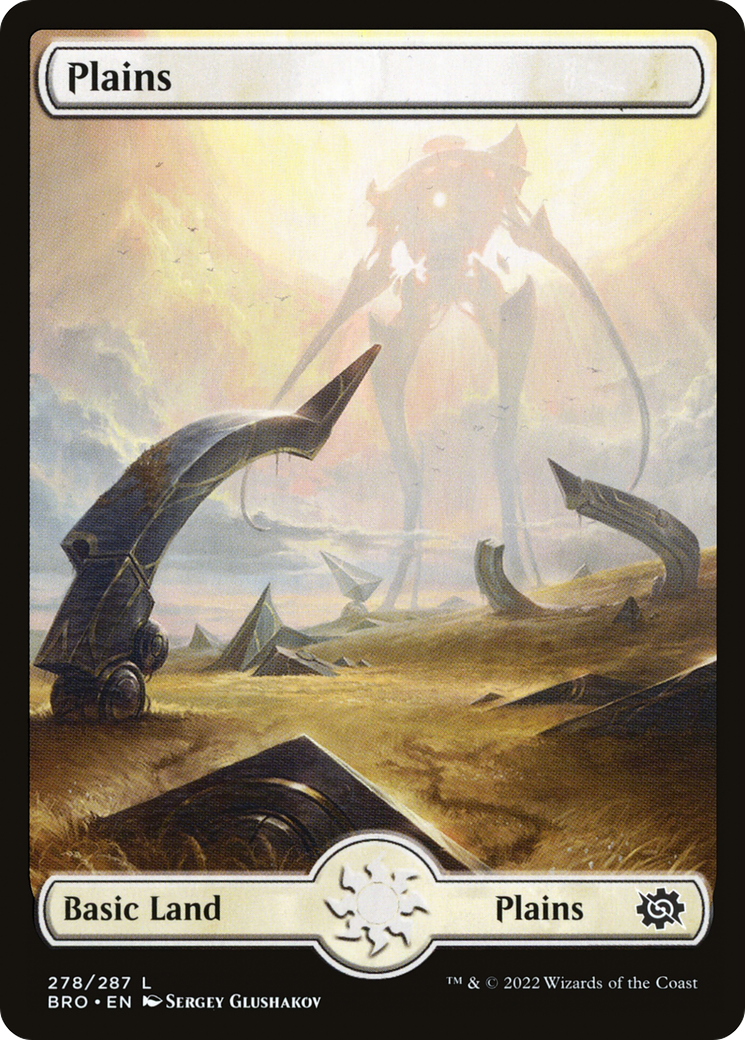 Plains (BRO-278) - The Brothers' War Foil - Premium MTG Single from Wizards of the Coast - Just $0.25! Shop now at Game Crave Tournament Store