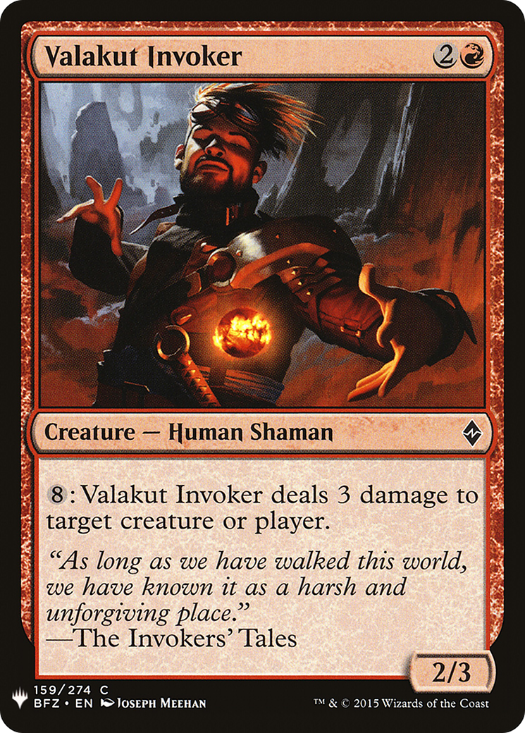 Valakut Invoker (MB1-1090) - Mystery Booster - Premium MTG Single from Wizards of the Coast - Just $0.25! Shop now at Game Crave Tournament Store