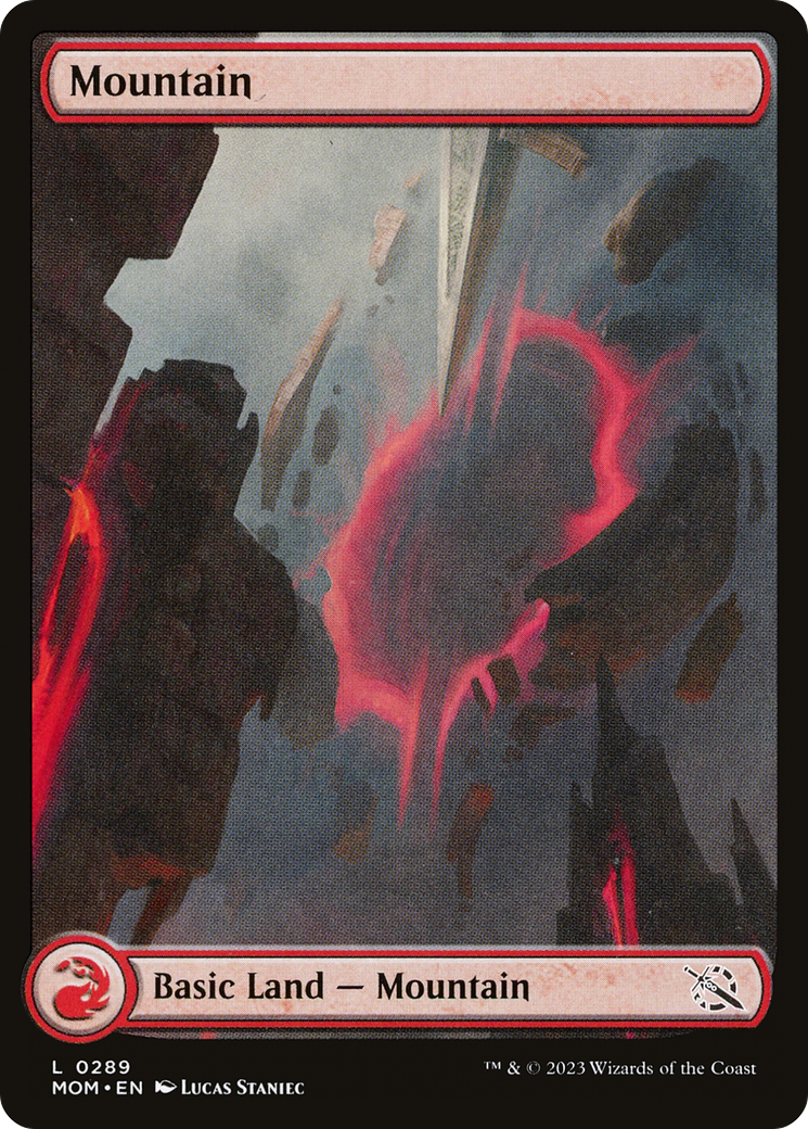 Mountain (MOM-289) - March of the Machine - Premium MTG Single from Wizards of the Coast - Just $0.25! Shop now at Game Crave Tournament Store