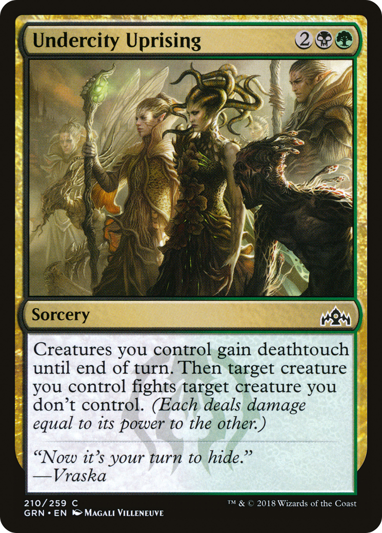 Undercity Uprising (GRN-210) - Guilds of Ravnica - Premium MTG Single from Wizards of the Coast - Just $0.08! Shop now at Game Crave Tournament Store