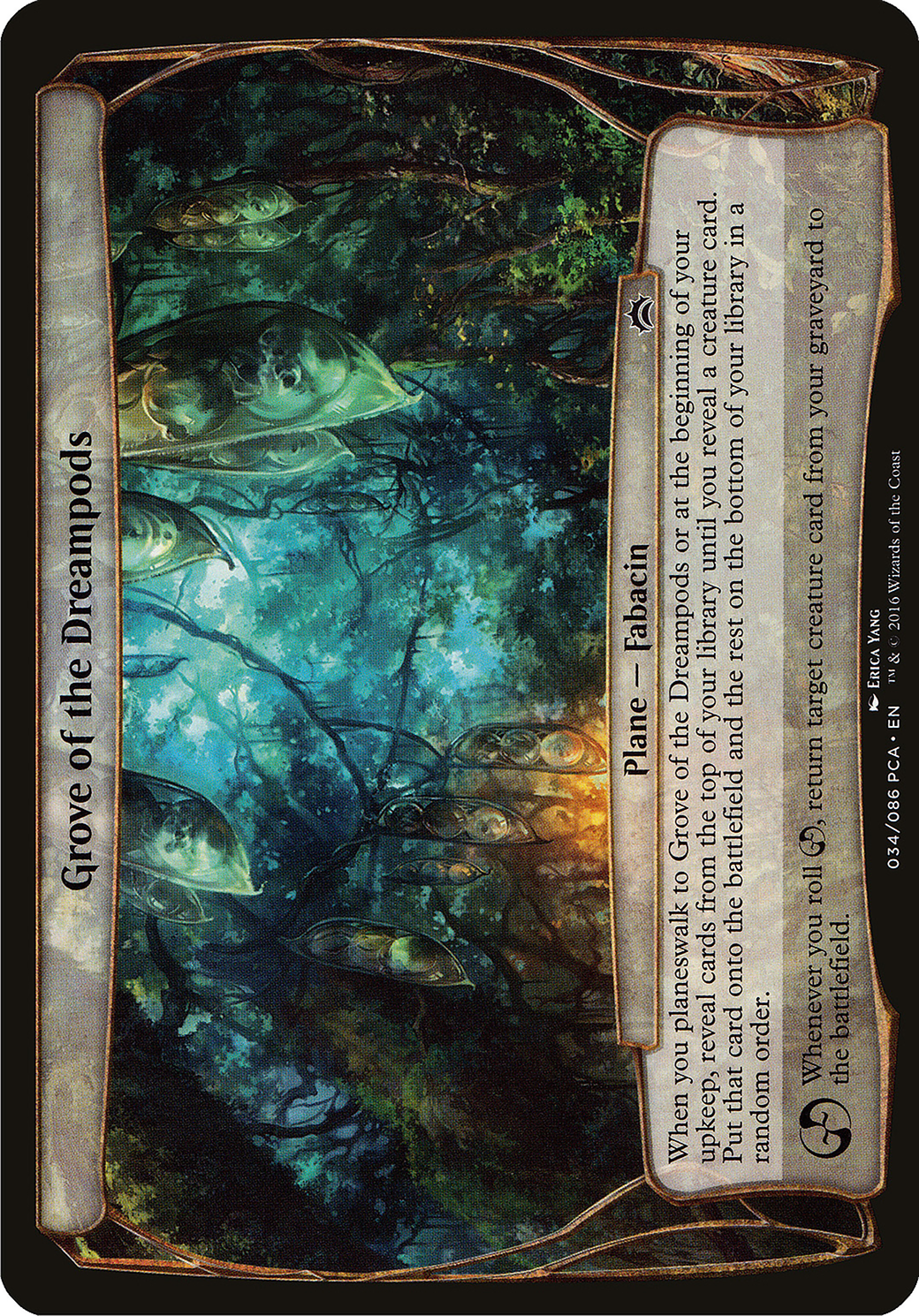 Grove of the Dreampods (OPCA-034) - Planechase Anthology Planes - Premium MTG Single from Wizards of the Coast - Just $0.42! Shop now at Game Crave Tournament Store