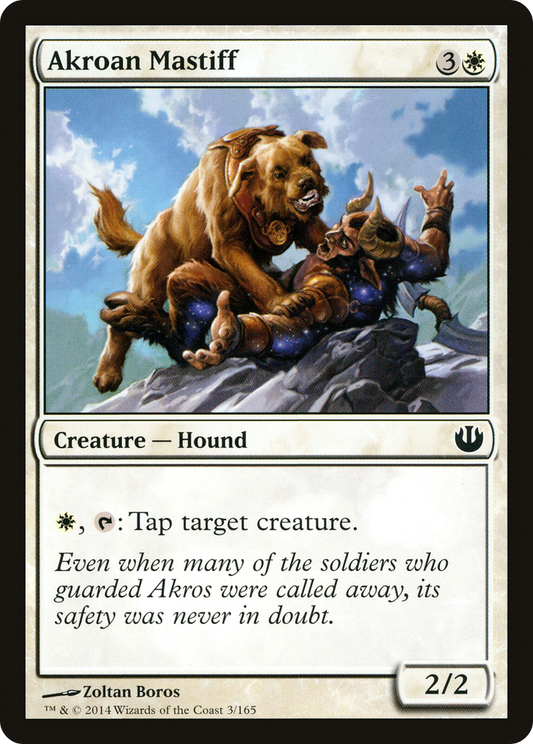 Akroan Mastiff (JOU-003) - Journey into Nyx Foil - Premium MTG Single from Wizards of the Coast - Just $0.08! Shop now at Game Crave Tournament Store