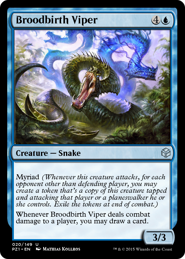 Broodbirth Viper (PZ1-020) - Legendary Cube Prize Pack - Premium MTG Single from Wizards of the Coast - Just $0! Shop now at Game Crave Tournament Store