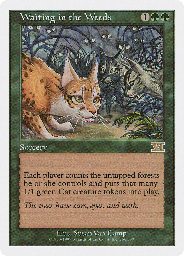 Waiting in the Weeds (6ED-266) - Classic Sixth Edition - Premium MTG Single from Wizards of the Coast - Just $0.37! Shop now at Game Crave Tournament Store