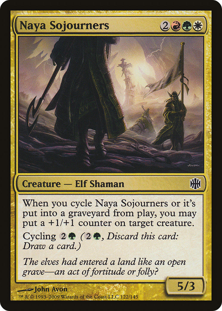 Naya Sojourners (ARB-122) - Alara Reborn Foil - Premium MTG Single from Wizards of the Coast - Just $0.08! Shop now at Game Crave Tournament Store