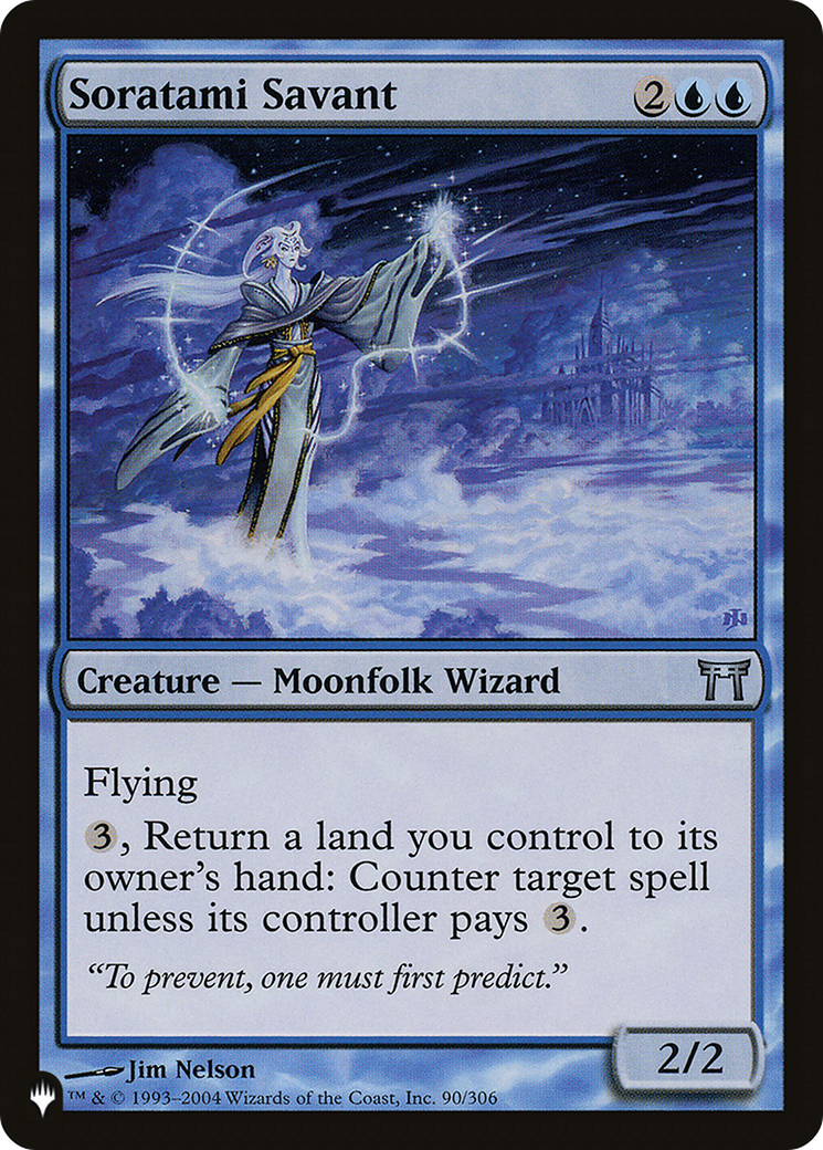 Soratami Savant (PLIST-670) - The List - Premium MTG Single from Wizards of the Coast - Just $0.08! Shop now at Game Crave Tournament Store