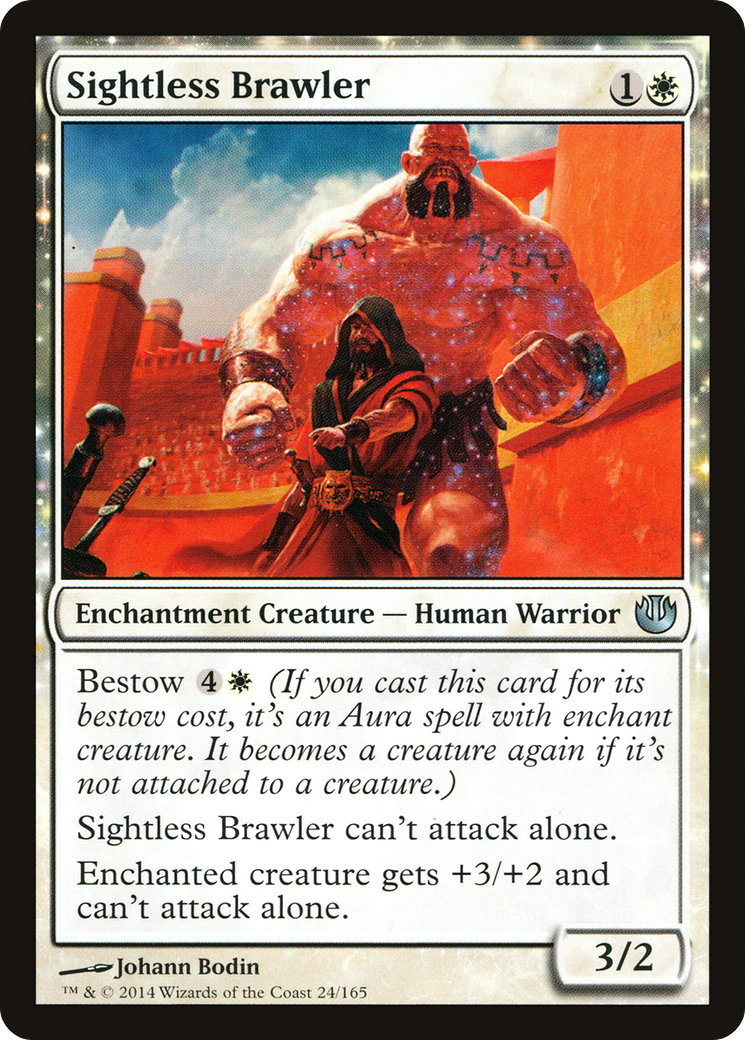 Sightless Brawler (JOU-024) - Journey into Nyx: (nyxtouched) Foil - Premium MTG Single from Wizards of the Coast - Just $0.08! Shop now at Game Crave Tournament Store