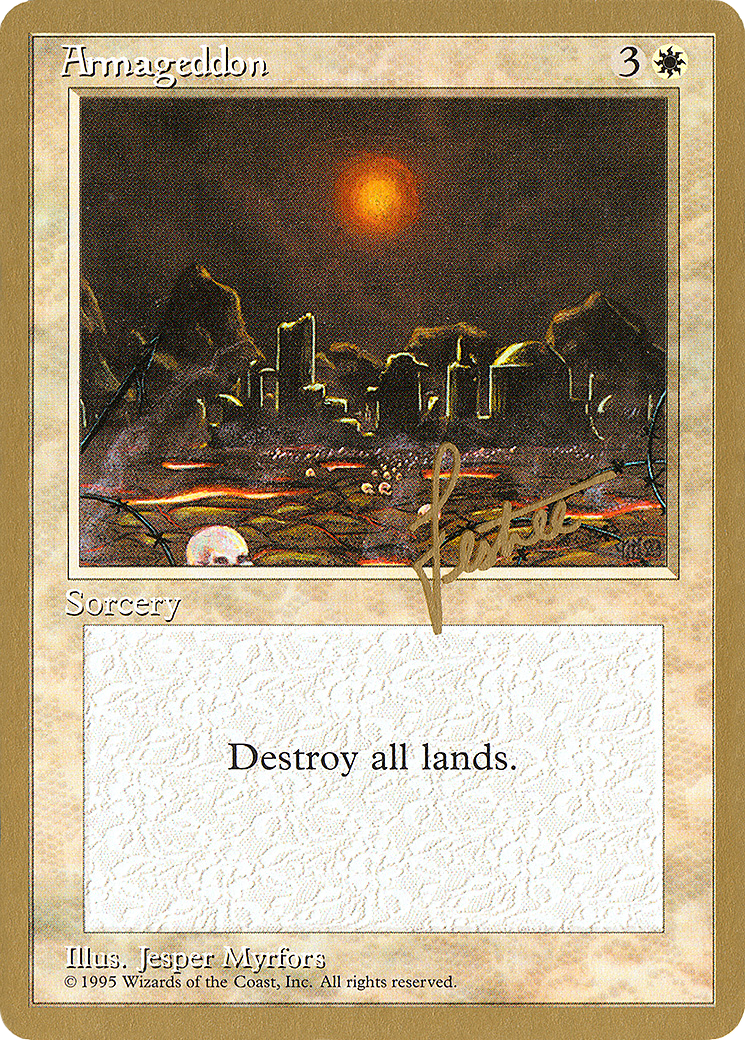 Armageddon (PTC-BL5) - Pro Tour Collector Set - Premium MTG Single from Wizards of the Coast - Just $1.12! Shop now at Game Crave Tournament Store