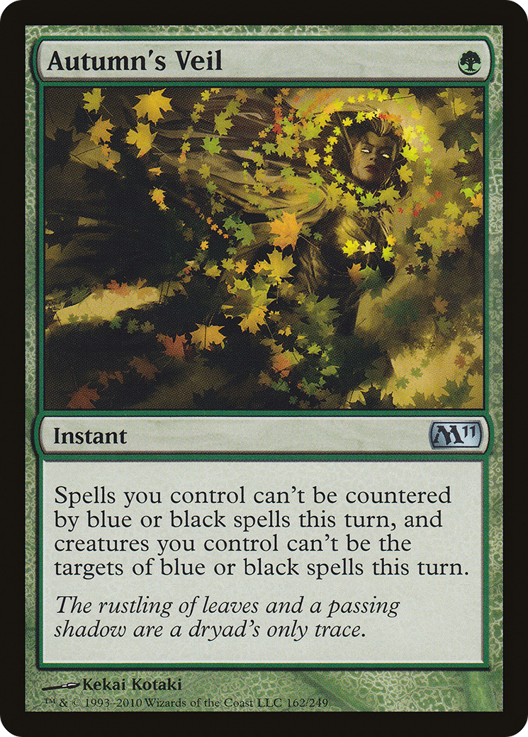 Autumn's Veil (M11-162) - Magic 2011 - Premium MTG Single from Wizards of the Coast - Just $0.10! Shop now at Game Crave Tournament Store