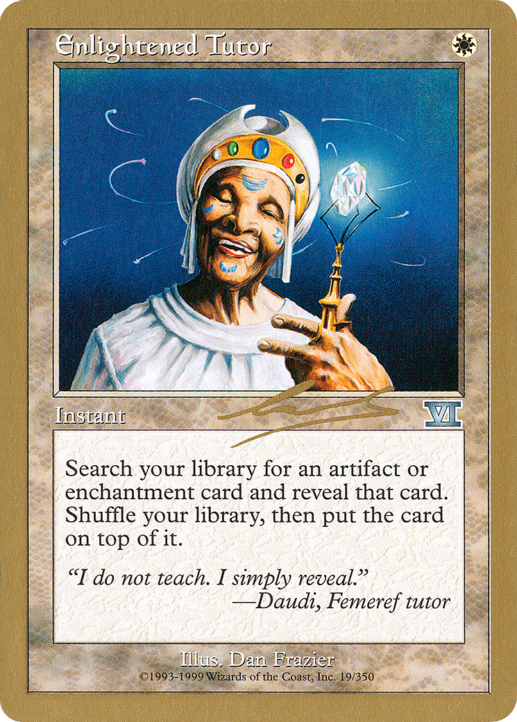 Enlightened Tutor (WC00-NL19) - World Championship Decks 2000 - Premium MTG Single from Wizards of the Coast - Just $11.34! Shop now at Game Crave Tournament Store
