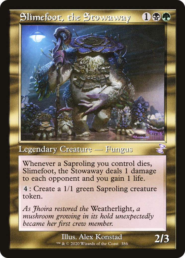 Slimefoot, the Stowaway (TSR-386) - Time Spiral Remastered - Premium MTG Single from Wizards of the Coast - Just $0.08! Shop now at Game Crave Tournament Store