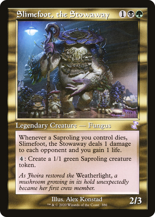 Slimefoot, the Stowaway (TSR-386) - Time Spiral Remastered - Premium MTG Single from Wizards of the Coast - Just $0.08! Shop now at Game Crave Tournament Store