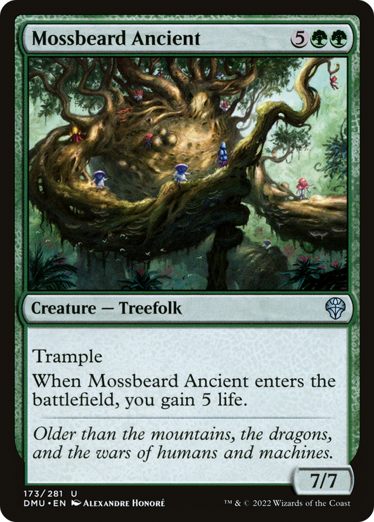 Mossbeard Ancient (DMU-173) - Dominaria United - Premium MTG Single from Wizards of the Coast - Just $0.08! Shop now at Game Crave Tournament Store
