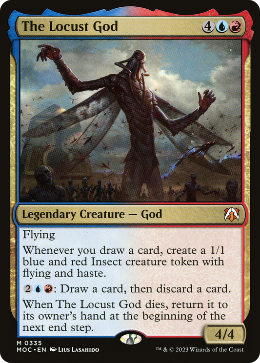The Locust God (MOC-335) - March of the Machine Commander - Premium MTG Single from Wizards of the Coast - Just $3.42! Shop now at Game Crave Tournament Store