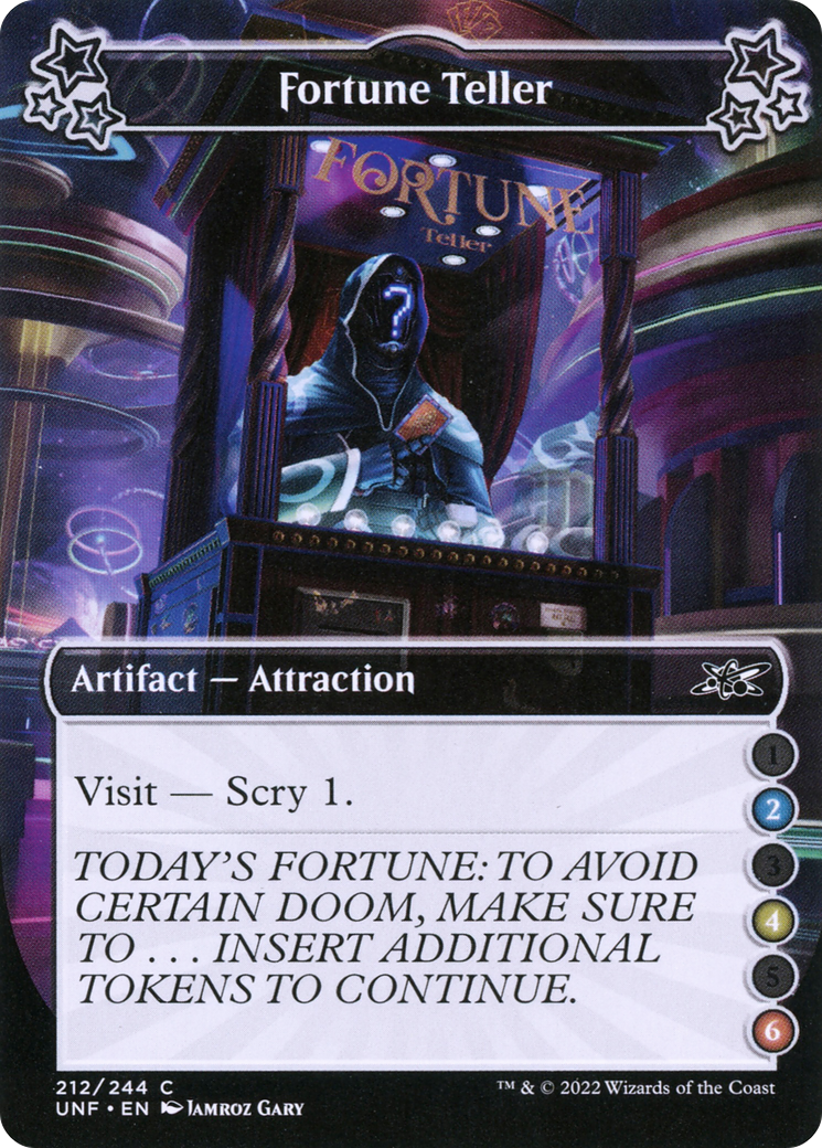 Fortune Teller (UNF-212B) - Unfinity Foil - Premium MTG Single from Wizards of the Coast - Just $0.09! Shop now at Game Crave Tournament Store
