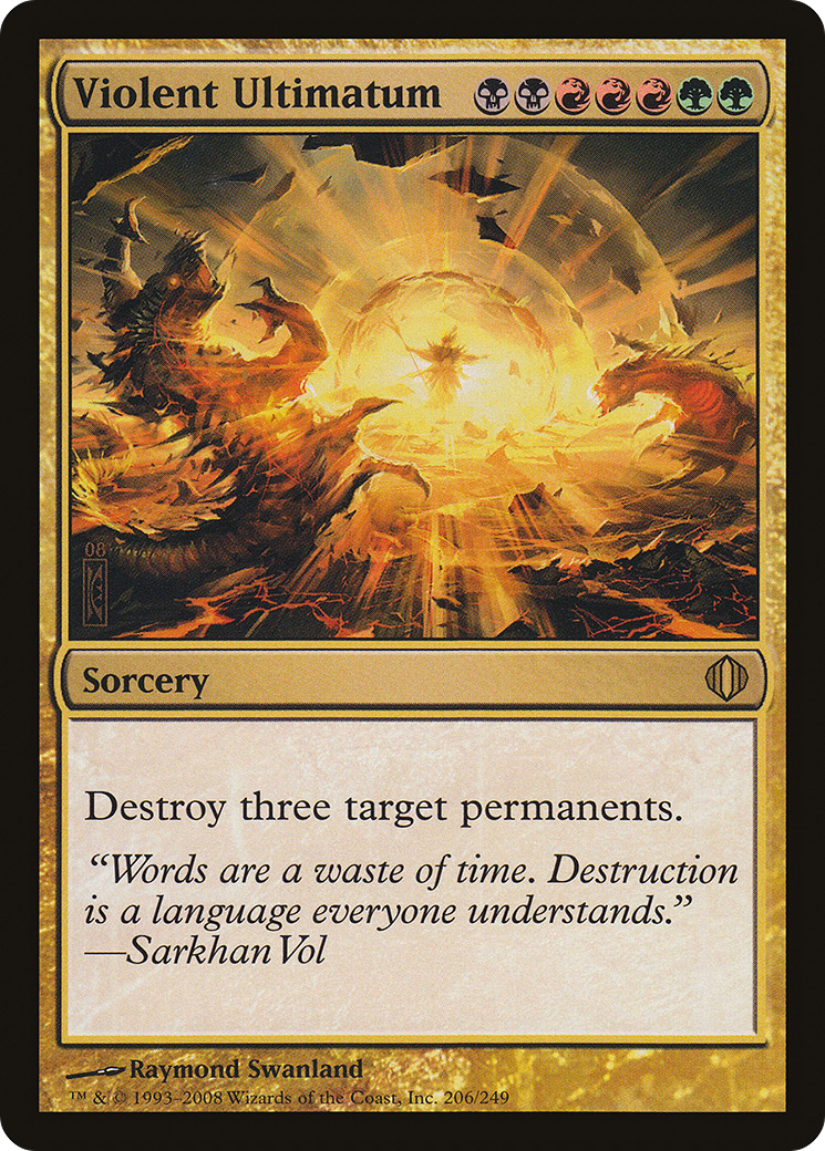 Violent Ultimatum (ALA-206) - Shards of Alara - Premium MTG Single from Wizards of the Coast - Just $0.08! Shop now at Game Crave Tournament Store