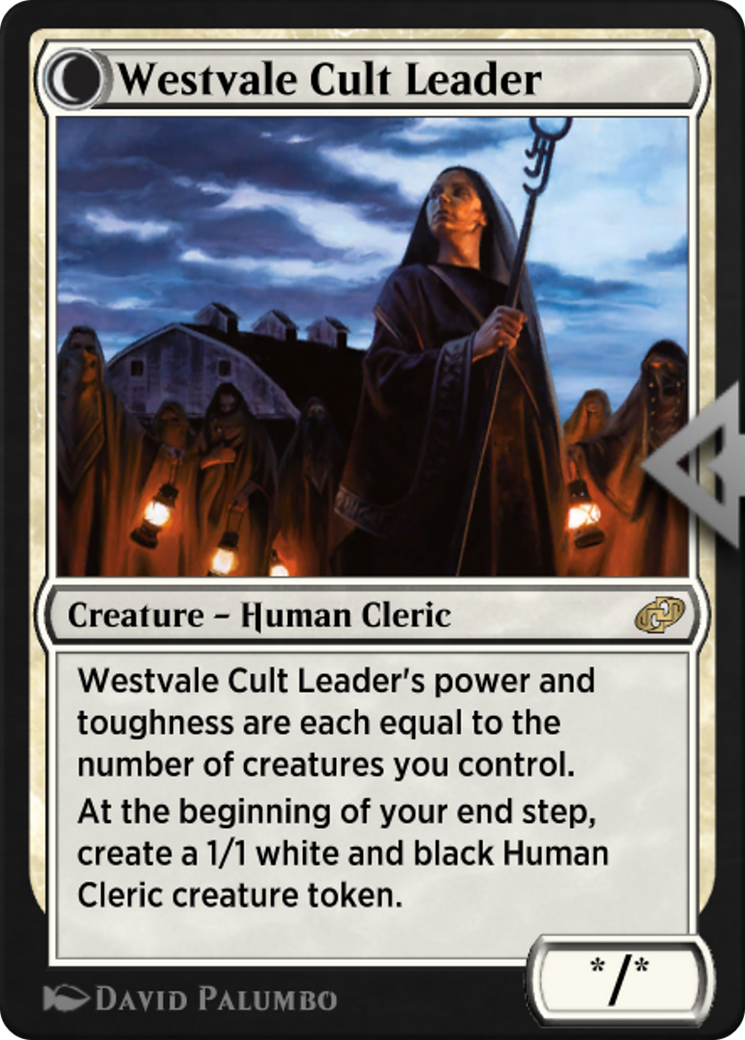 Hanweir Militia Captain // Westvale Cult Leader (J21-090) - Jumpstart: Historic Horizons: (Double Faced Transform) - Premium MTG Single from Wizards of the Coast - Just $0! Shop now at Game Crave Tournament Store