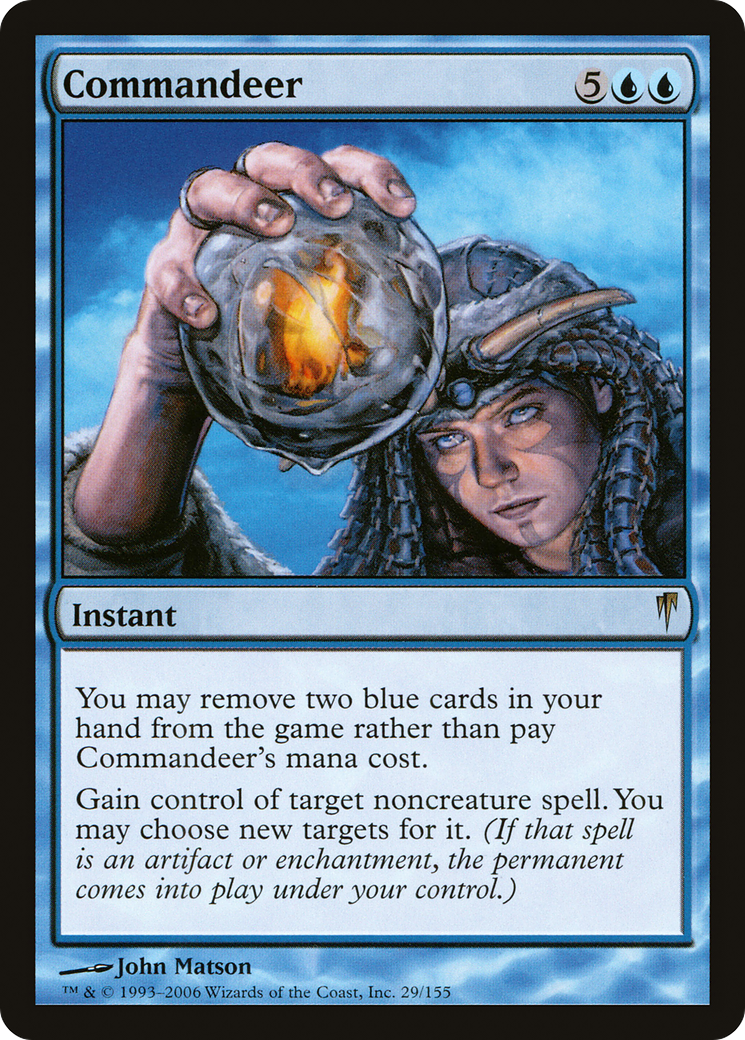 Commandeer (CSP-029) - Coldsnap Foil - Premium MTG Single from Wizards of the Coast - Just $22.32! Shop now at Game Crave Tournament Store