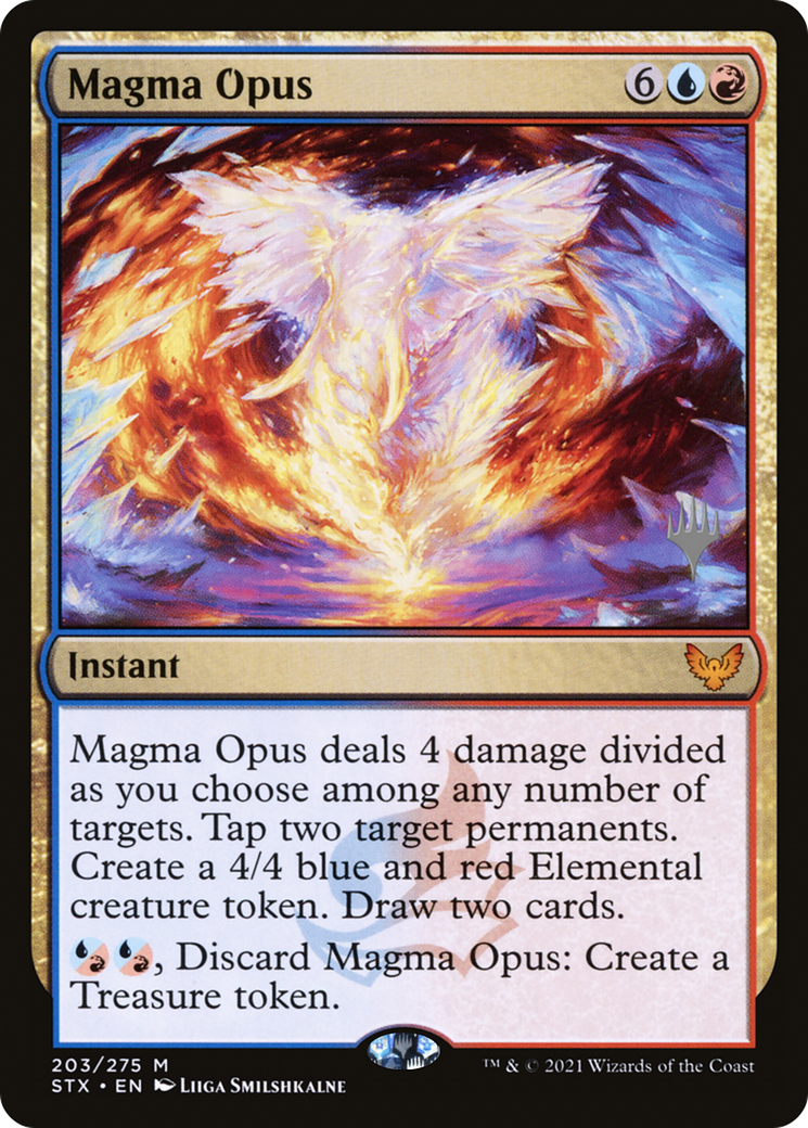 Magma Opus (PSTX-203P) - Strixhaven: School of Mages Promos - Premium MTG Single from Wizards of the Coast - Just $1.50! Shop now at Game Crave Tournament Store