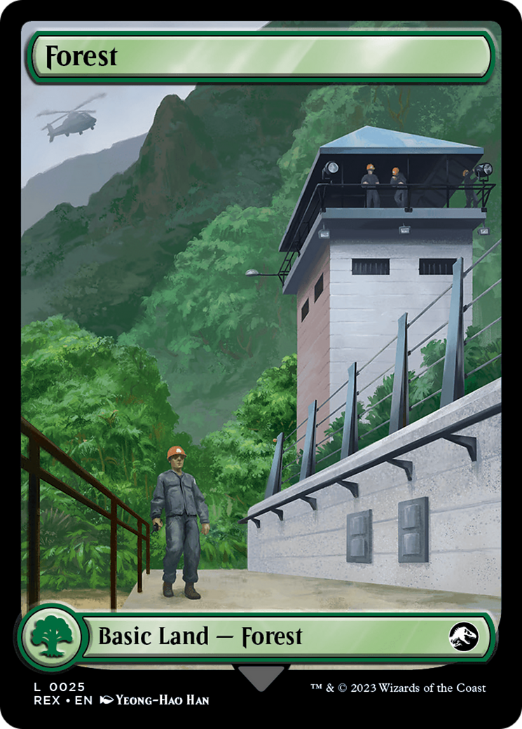 Forest // Forest (REX-025) - Jurassic World Collection - Premium MTG Single from Wizards of the Coast - Just $1.11! Shop now at Game Crave Tournament Store