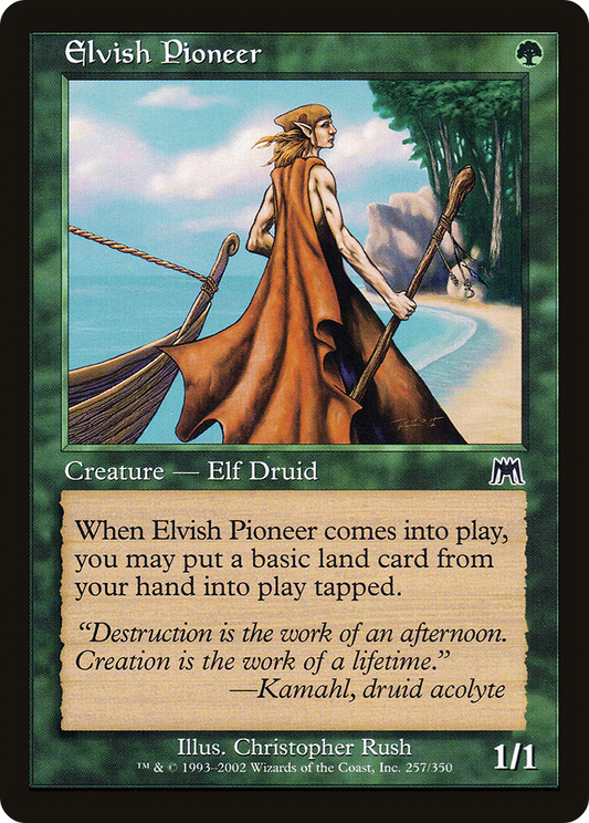 Elvish Pioneer (ONS-257) - Onslaught - Premium MTG Single from Wizards of the Coast - Just $0.25! Shop now at Game Crave Tournament Store